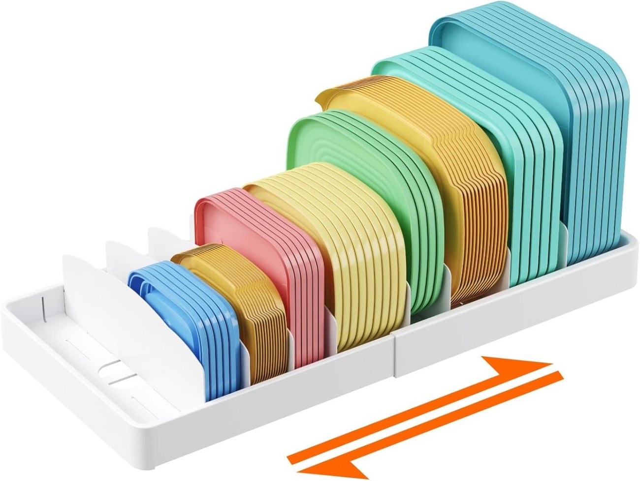 Stop food-container lids from becoming a loose stack